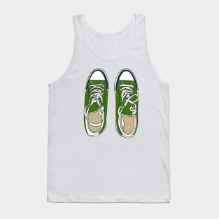 Green sneakers Tank Top